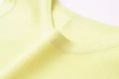 Mini vestido de bolso feminino sem mangas com o pescoço, malha, elegante vestido de botão, fino Lady Fashion, verão, fêmea, 2024 - loja online