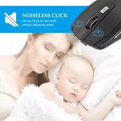 Mouse sem fio Mouse silencioso 2.4G portátil móvel Optical Office Mouse DPI níveis ajustáveis para Notebook PC Laptop MacBook - loja online