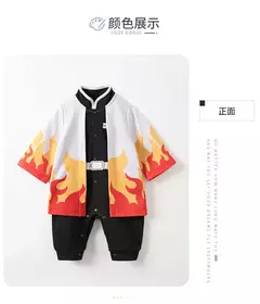 Imagem do Traje recém-nascido do bebê anime macacão menino kakashi akatsuki chopper zoro vegeta cosplay roupas infantis macacão 0-18 meses
