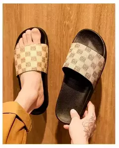Chinelos de Eva com fundo macio para homens e mulheres, sandálias planas, sapatos de praia ao ar livre, chinelos, verão 2022 - loja online