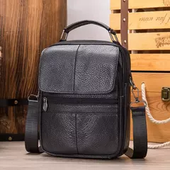 Westal-bolsa de couro genuíno para homens, bolsa crossbody, bolsa mensageiro - Wolf Magazine