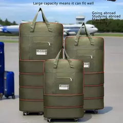 Dobrável Saco De Viagem, Compartimento De Bagagem, Roda Giratória Caixa De Armazenamento, Grande Capacidade, Telescópico Saco De Bagagem, Saco Semanal