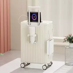 Caixa para bagagem de grande capacidade, roda universal, estojo com senha, mala de viagem, unissexo, novo, 20 ", embarque ABS - comprar online
