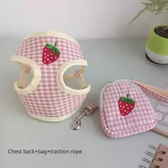 Corda de tração para cães, corda para caminhada, corrente para cães pequenos, colete para animais de estimação, conjunto de coleira e coleira para cães - comprar online
