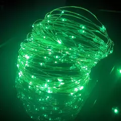 Led silver Wire Fairy Lights USB Powered LED String Lights Garland à prova d'água ao ar livre para Natal Party Wedding DIY Decoração - loja online