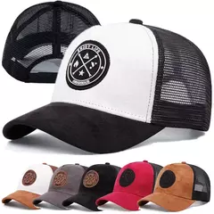 Unisex ENJOY LIFE Letter Patch Baseball Caps, Chapéu do camionista para homens e mulheres, venda quente