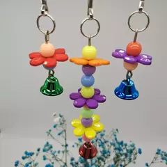 Cor aleatória papagaio brinquedo mascar pendurado gaiola mordida sino brinquedo suspensão pendurado ponte corrente gaiola de pássaro brinquedo papagaio gaiola accessrioes - Wolf Magazine