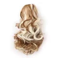 Peruca de rabo de cavalo sintético ondulado encaracolado curto, extensões do cabelo, grampo do cabelo em caudas do pônei Hairpieces, diário macio natural - Wolf Magazine