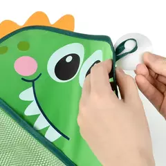 Saco do armazenamento do brinquedo do chuveiro do bebê, pato bonito, sapo, líquido, ventosa forte, jogo do chuveiro do bebê, organizador do banheiro - loja online