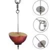 Novo pássaro brinquedo espeto fruta lança pendurado titular pet papagaio periquito pequeno animal de aço inoxidável papagaio brinquedo garfo