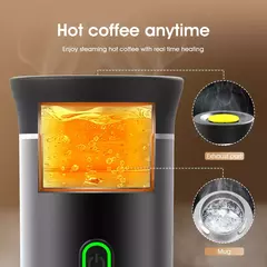 Imagem do Máquina de café expresso portátil elétrica sem fio, 3 em 1, cápsula em pó, cafeteira de viagem, carro e casa Camping