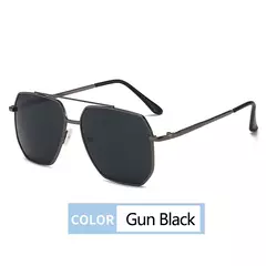 Óculos de sol clássicos para homens e mulheres, armação de metal, espelho, lazer, pesca, negócios, óculos, piloto, nova moda na internet