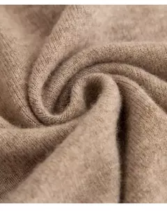 Pulôver de malha de lã de gola meia alta masculino, suéter quente de cor sólida, blusa casual de negócios 100% lã, outono inverno