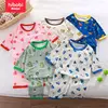 Hibobi-Conjunto infantil de roupas íntimas de manga 3/4, pijama do bebê, roupas de ar condicionado, roupas de verão, treino, 2 peças