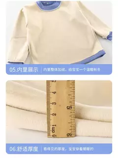 Conjuntos quentes de pijama infantil, além de roupas de veludo, pulôver e calças estampadas, roupas de duas peças, moda infantil, outono, inverno, 1-14 anos - comprar online