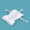 Anti-Slip Baby Bath Seat, Esteira de suporte infantil, Almofada macia do corpo conforto, Dobrável Baby Bath Tub Pad, Recém-nascido Banheira Travesseiro