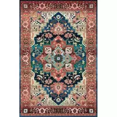Imagem do American Retro Living Room Decoration Tapete, Tapetes de cabeceira Boho para qua