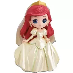 Genuine bandai qposket casamento vestido versão disney princesa anime figuras figura de ação coleção modelo brinquedo presente para crianças - Wolf Magazine