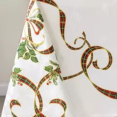 Feliz natal à prova dwaterproof água poliéster impresso retangular toalha de mesa festa decoração mesa de café toalha de mesa de férias decoração - loja online