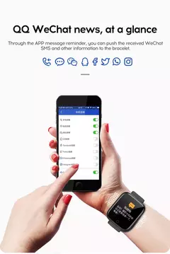 Y68 Esporte Bluetooth Relógio Inteligente, Tela Colorida, Pulseira De Fitness À Prova D' Água, Pressão Arterial, Freqüência Cardíaca, Monitor De Sono, D20 - loja online