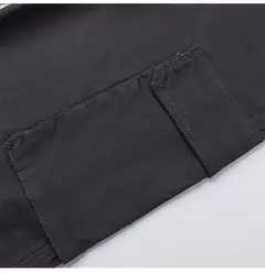 Calça jeans larga de cintura alta feminina, calça cargo cinza, calça larga, moda casual, bolsos múltiplos, estilo de rua Hip Hop, mãe, vintage, verão na internet