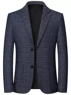 Blazers de negócios xadrez masculinos, roupas formais, ternos masculinos, jaquetas casuais, casacos, blazers slim fit, primavera, outono, tamanho 4XL, novo - comprar online