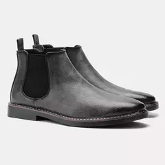 40 ~ 46 Homens Chelsea Botas Marca Retro Confortável 2023 Moda Masculina Botas # KD5241 - loja online