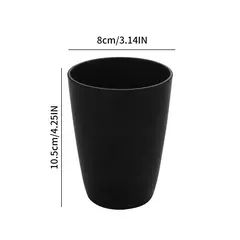 Copo reutilizável preto adequado para casa, material plástico, adequado para cozinha, piquenique, camping, bebida de água, 2 pcs, 4 pcs, 6 pcs, 8pcs - Wolf Magazine