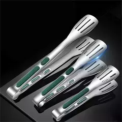 Pinças De Bbq Longo De Aço Inoxidável, Punho Antiderrapante, Clipe De Churrasco Frito, Braçadeira De Pão De Salada, Ferramentas De Cozinha, Clipes De Carne De Comida, 7 ", 9", 11";;VERDADEIRO;;"9 Inch na internet