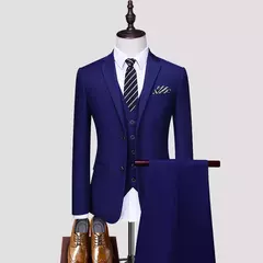 Smoking fino monocromático masculino, terno formal casual, vestido de noiva do noivo, baile e festa boutique, negócios e escritório, colete blazer e calças, M-5XL