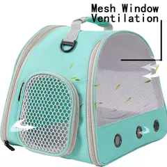 Transportador de cobaia portátil, gaiola transparente para transporte de hamster, bolsa de viagem para répteis, coelho pequeno para animais de estimação, dragão barbudo ao ar livre na internet