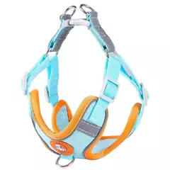 Conjunto de coleira para cães, coleira reflexiva ajustável, coleira para cães pequenos e médios, acessórios para cachorros, buldogue francês - loja online
