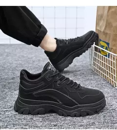 Sapatos de sola grossa masculina, botas de deserto, táticas calorosas, strappy nu, moda ao ar livre, novo, inverno, 2023 - comprar online