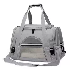 Imagem do Bolsa portátil para transportar cães e gatos, bolsa de viagem para animais de estimação, malha respirável, dobrável, bolsa para transportar animais de estimação