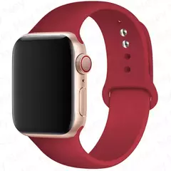 Pulseira de Silicone para Apple Watch, Pulseira Esportiva, iWatch Series 8, 7, 6
