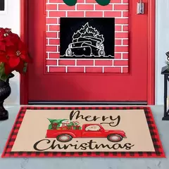 Tapete ao ar livre da porta do Natal, tapete de Papai Noel, casar decorações do Natal para a casa, ornamento do Xmas, presentes do ano novo, 2025, 2025 - comprar online