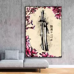 Japonês Samurai Canvas Pintura Wall Art, Cartazes e Impressões de Personagem, Decoração para Casa, Imagem para Sala, Quarto Estética - loja online