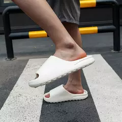 Sapatos domésticos monocromáticos unissex, sandálias macias para homens e mulheres, chinelos para casal, chinelos, interior, verão, moda - comprar online