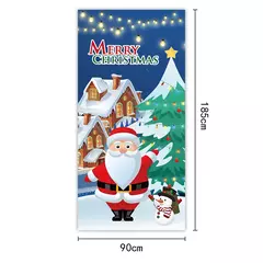 Decoração do fundo do Natal, pano de suspensão, tampa da porta, tapeçaria, partido, ano novo - comprar online