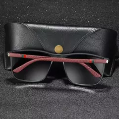 Luxo Praça Vintage óculos polarizados para homens e mulheres, óculos de sol anti-reflexo, moda, viagem, condução, óculos masculinos, UV400, TR90 na internet