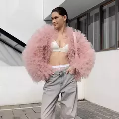 Cardigã de renda monocromático feminino, manga comprida, decote em v, solto e sexy, casacos femininos vintage, elegante e sexy, inverno e outono 2024