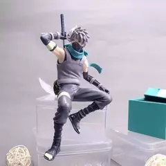 19cm quente dos desenhos animados naruto anime figura hatake kakashi figura de ação escuro ninja kakashi estatueta pvc coleção modelo boneca brinquedos