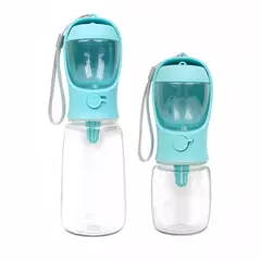 Garrafa de água portátil para cães e gatos, com armazenamento de alimentos e recipiente de água para filhotes, animais de estimação, tigela alimentadora para viagem ao ar livre, suprimentos para animais de estimação na internet