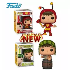 NOVO FUNKO POP El Chavo751 # + EL Chapulin Colorado 752 # (Conjunto de colecionador de 2) Figura de ação de vinil coleção de brinquedos presentes