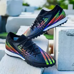 Sapatos de futebol antiderrapante ultraleves para homens, tênis de futebol, chaveiros, alta qualidade, TF, FG, relvado, treinamento - loja online