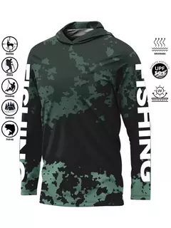 Umidade ao ar livre Wicking Jersey, Camisa De Pesca, Proteção UV, Tops Secagem Rápida, Hoodie Respirável, Vestuário De Pesca, UPF 50 Plus, 2021 na internet