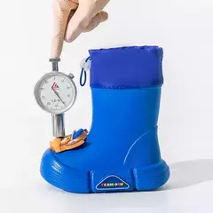 Imagem do Sapatos de chuva impermeáveis Paw Patrol para meninos e meninas, Sapatos de borracha de tubo médio antiderrapante, Bunched Rain Boots