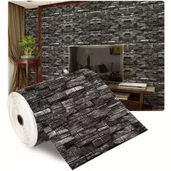 1/3/5/10 m 3d auto-adesivo papel de parede adesivos 3m tijolo adesivos de parede decoração de casa papel de parede para paredes diy quarto na internet