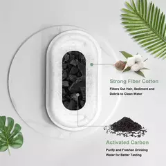 Alimentador de água para animais de estimação, aço inoxidável, 3,2l, fonte automática para gatos, dispensador de água inteligente para cães, janela visual, tigela, acessórios para animais de estimação - loja online