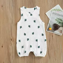 Bebê recém-nascido meninos meninas macacão macacões playsuits algodão linho musselina sem mangas da criança do bebê roupas de verão na internet